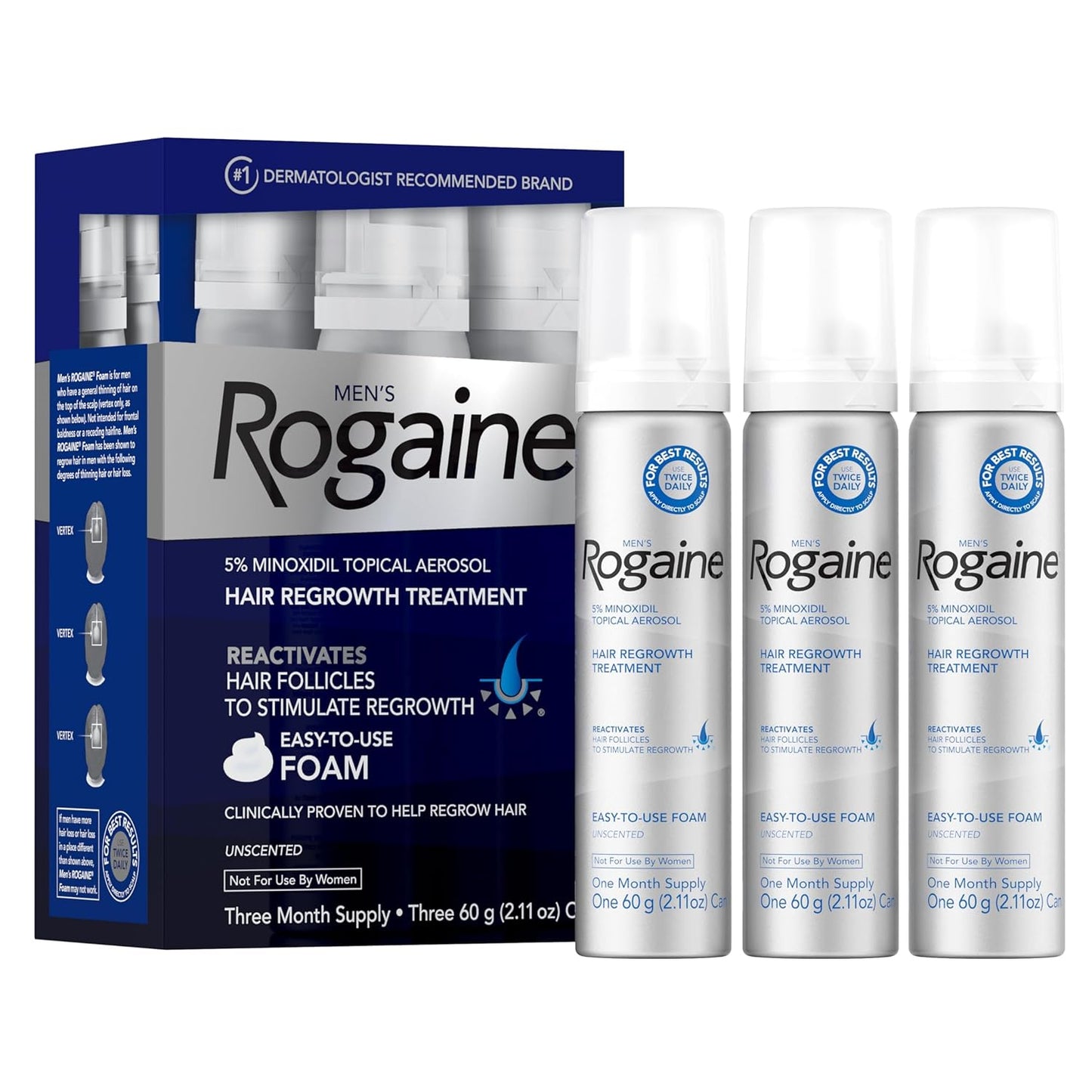 Men's Rogaine 5% 3 lu Kopuk skt 2026 Subat