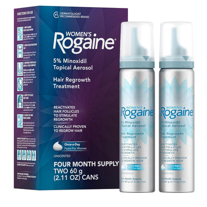 Rogaine Women's 5% Minoxidil Foam 3 lu kutu